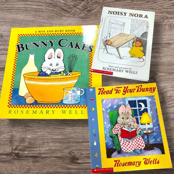 Bunny Children's Book Set Easter- Bunny Cakes, Noisy Nora, Read To Your Bunny - Picture 1 of 15